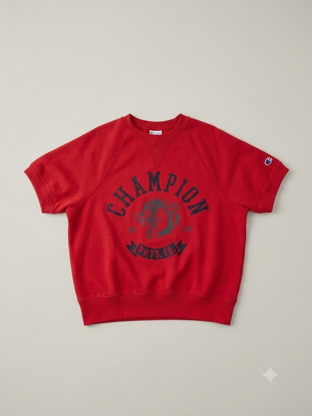 Champion Women's Short Sleeve Fleece Sweatshirt